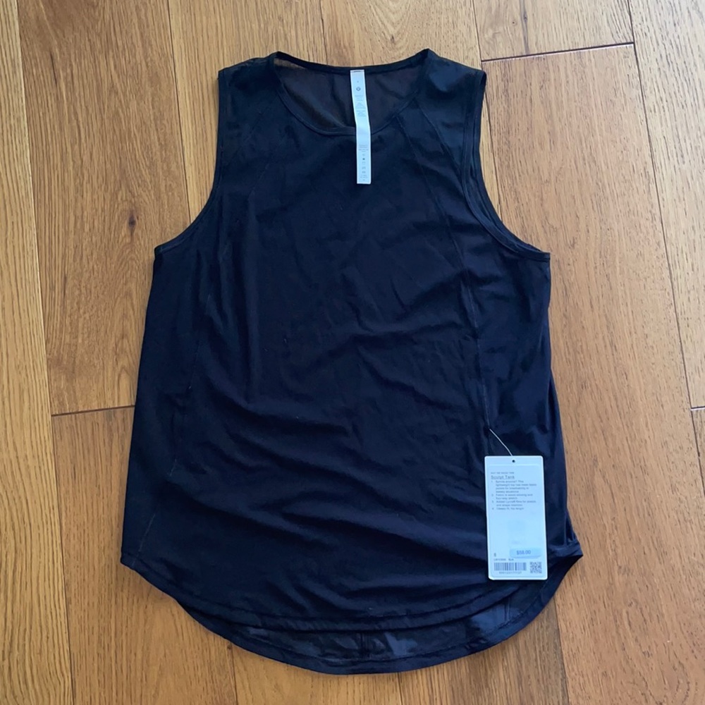 NWT Lululemon Black Sculpt Tank